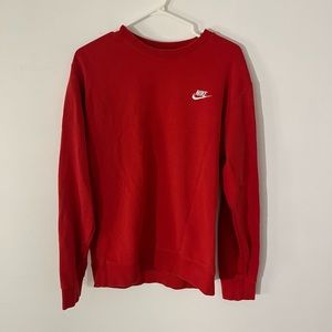 Nike Crewneck in Red